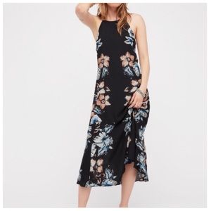 NWOT Free People Floral Maxi Dress